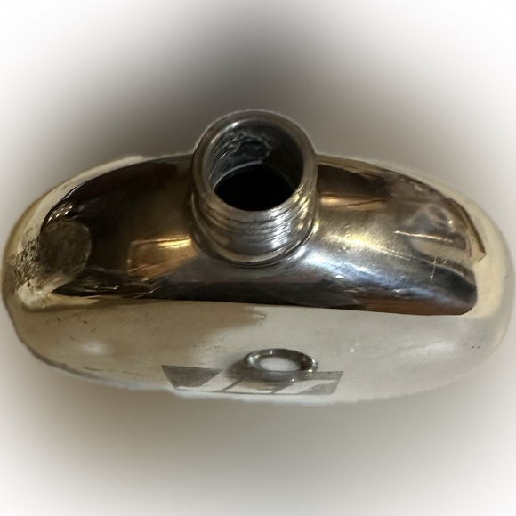 VTG JET SHEFFIELD ENGLAND PEWTER FLASK SILVER JET PROMOTION LIQUOR BAR DRINKS - Picture 9 of 11